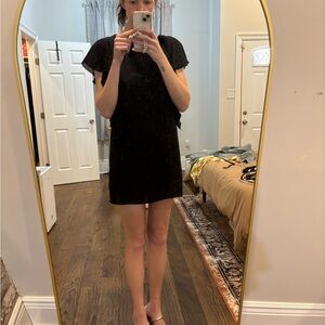 Duo Elegant Black Mini Dress